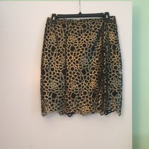 Beautiful gold and black skirt